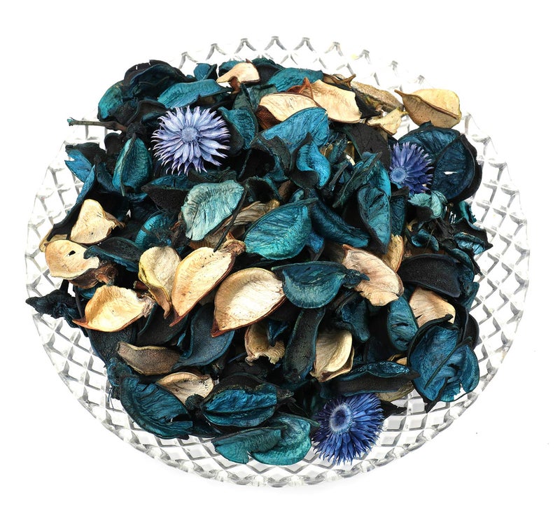 Yesland 3 Pack Potpourri Bag, Ocean Scent Fresh Perfume Sachet of Dried Flower Petals, Perfect Bowl and Vase Decorative Filler for Home & Office, 5oz (Blue) - Image 3